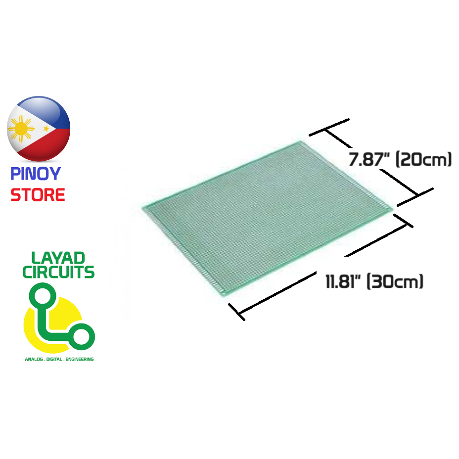 PCB universal 20x30cm FR4 double sided matrix PCB around 7.8x11.8 inch ...