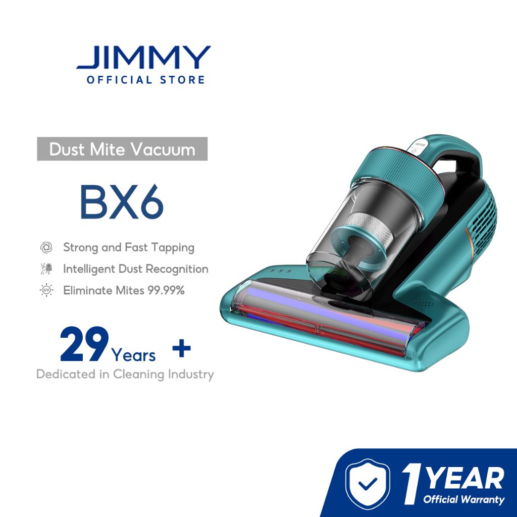 JIMMY BX6 Anti-Mite Vacuum Cleaner Smart Dust Mite Sensor 16kpa  Professional Grade Dust Mite Remover