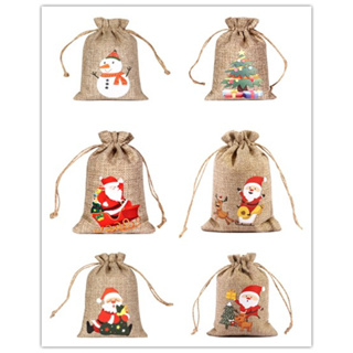 50 Packs Treat Bags With Drawstring Bags, Plastic Favor Bag Drawstring  Cookie Bags For Christmas We