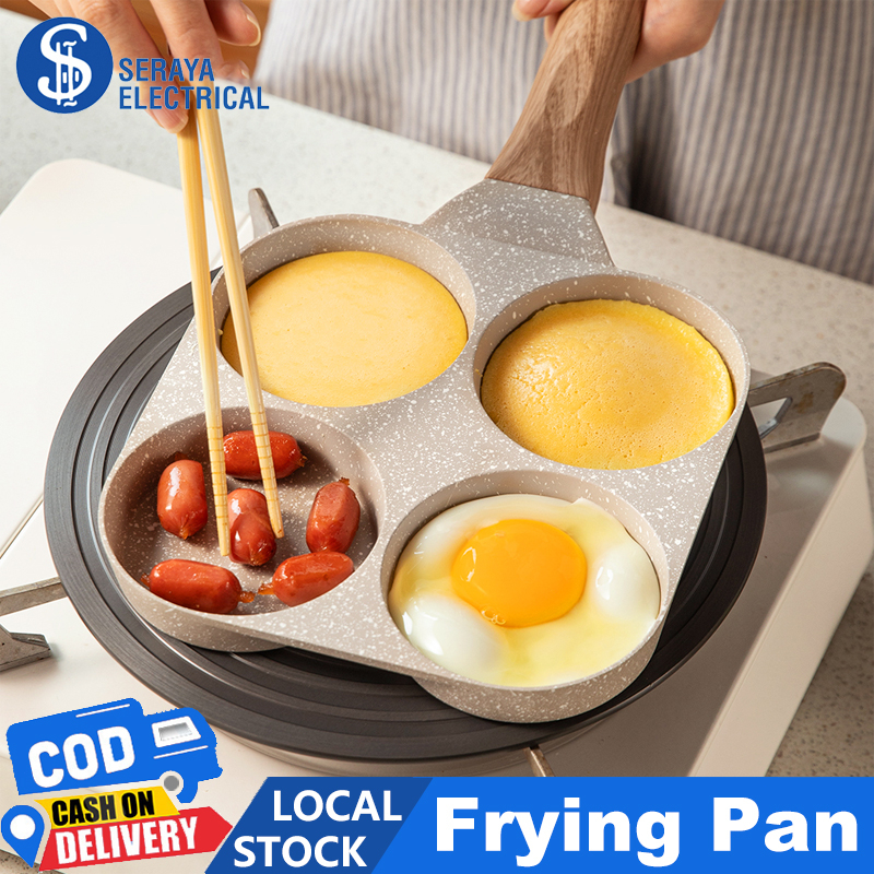 Nonstick Pan 3in1 Multifunctional Breakfast Egg and Steak Omelet