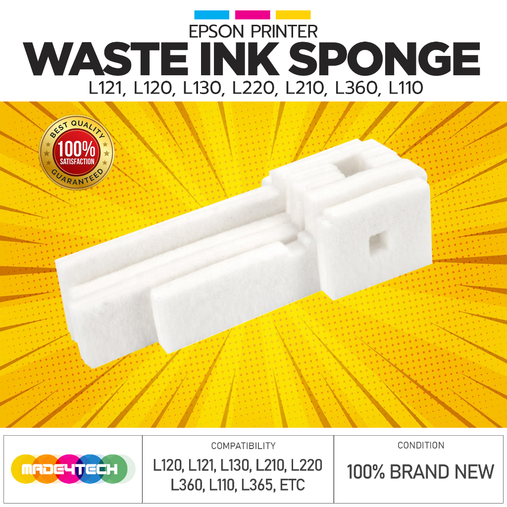 Waste Ink Pad Sponge Epson L121 Shopee Philippines