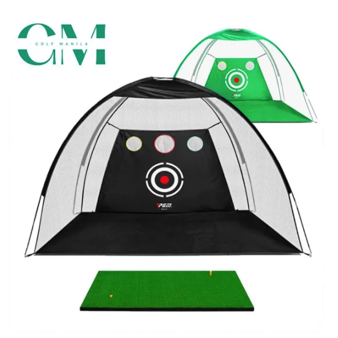 Golf Manila Indoor Outdoor Golf Tent Practice Hitting Net Portable ...