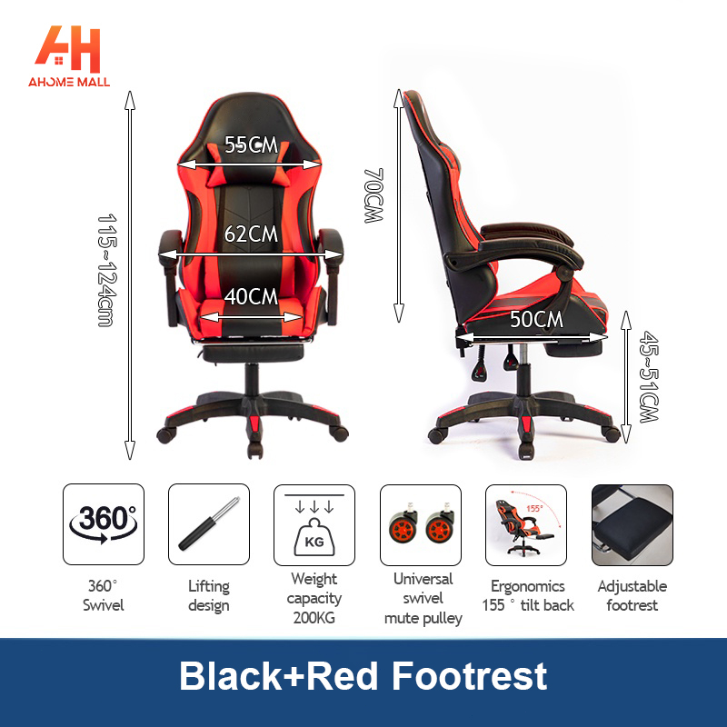 Gaming chair Adjustable Ergonomic Gaming Office Chair Height Adjustment