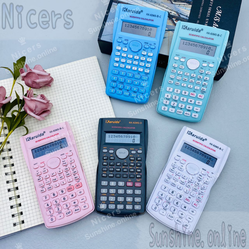 Kk-82ms-b-c Scientific Calculator With Cover With Battery 