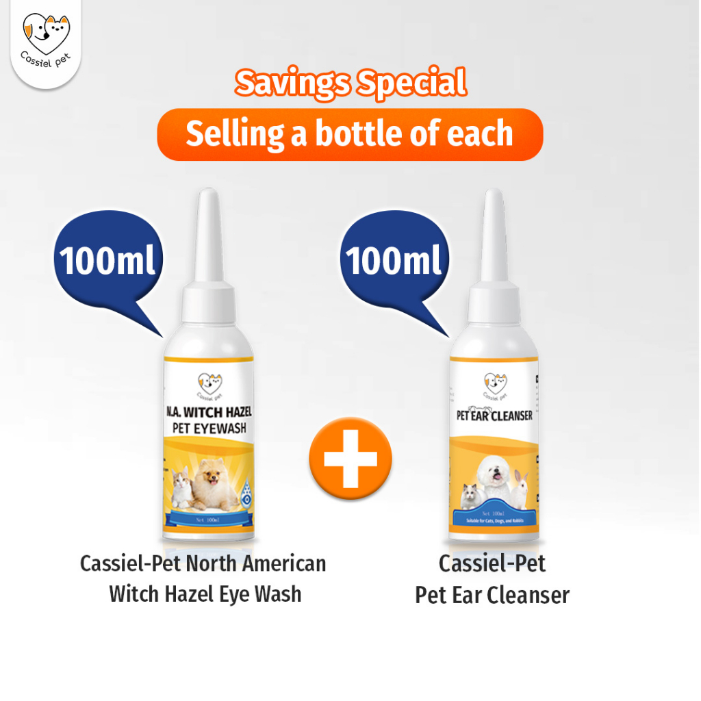 Cassiel Pet Eye Care Drops For Eyes Tear Stain Removing Dirt Anti ...