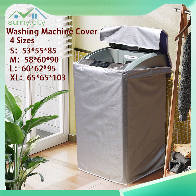 S/M/L/XL Washing Machine Cover Waterproof SunscreenDust Cover For