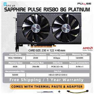 Sapphire pulse rx hot sale 580 8 gb