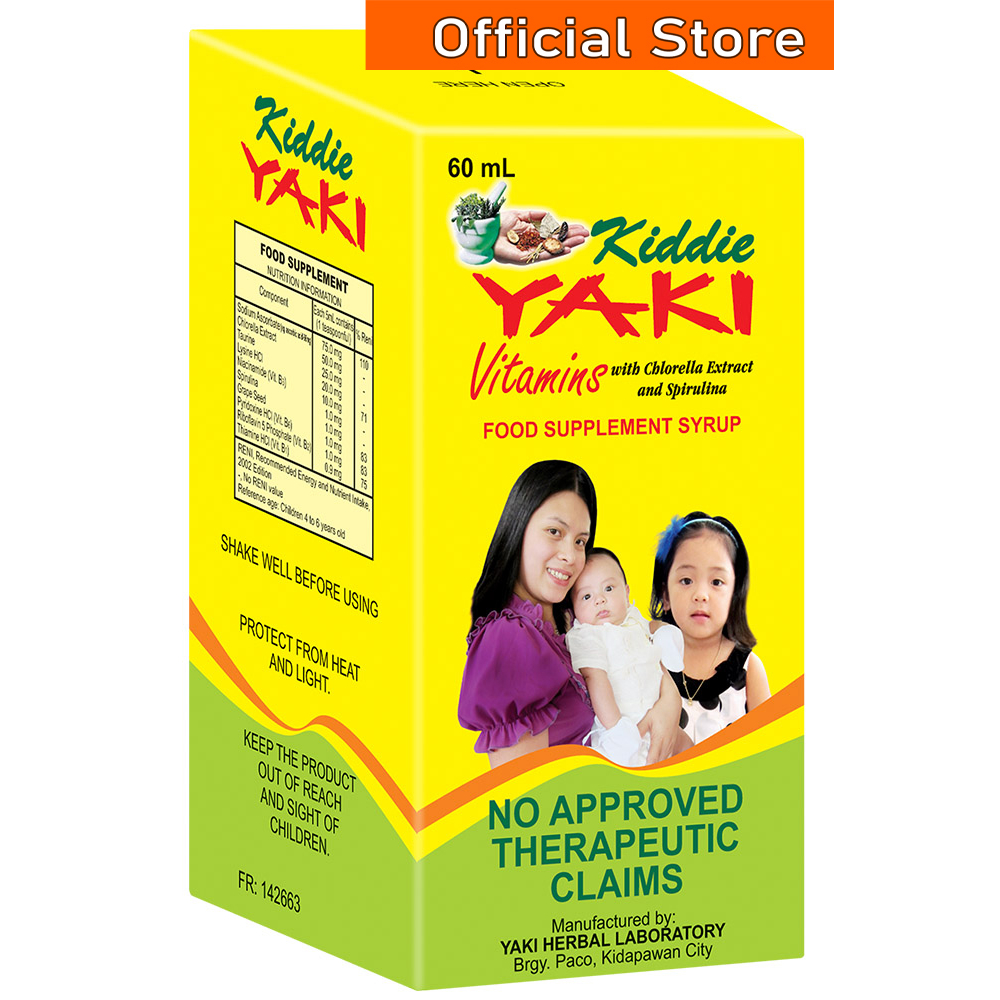 Kiddie YAKI Vitamins Food Supplement Syrup Shopee Philippines