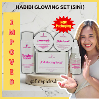 ORIGINAL HABIBI SKIN 5in1 GLOWING SET (Maintenance Set) with FREEBIE ...