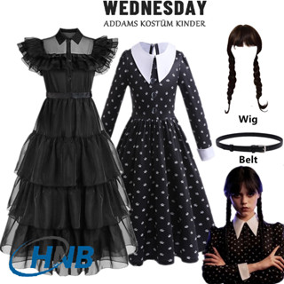 Movie Wednesday Cosplay Dresses Wednesday Addams Cosplay Costume Gothic  Wind Adult Kids Children Dress Halloween Party Costumes - AliExpress