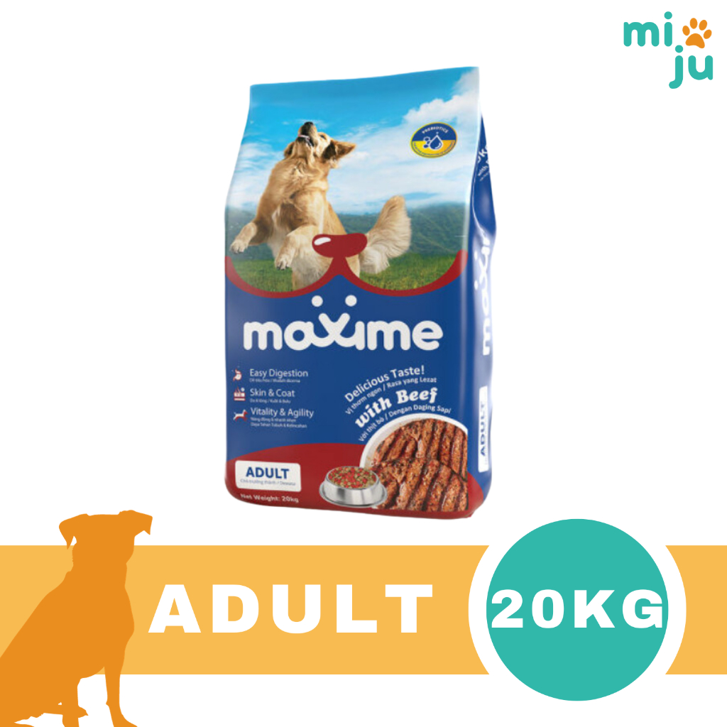 Maxime Dog Food Beef Flavor (20kg) Shopee Philippines