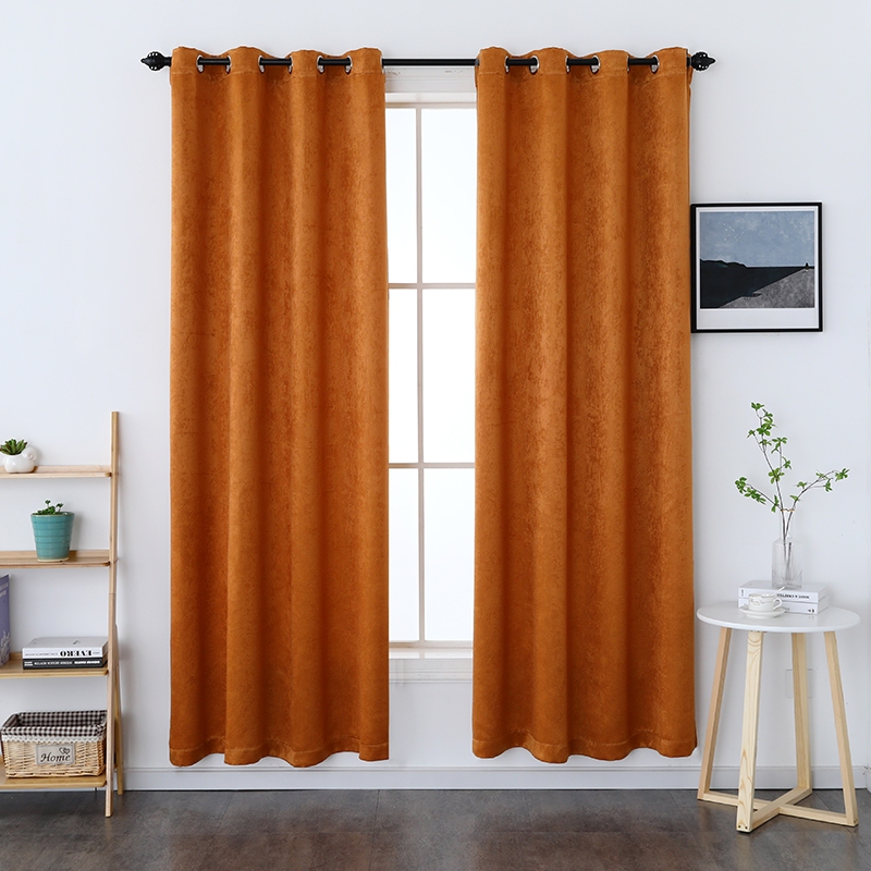 DoubleSided Blackout Curtains Bedroom Living Room Sun Protection And Soundproof Curtains (1