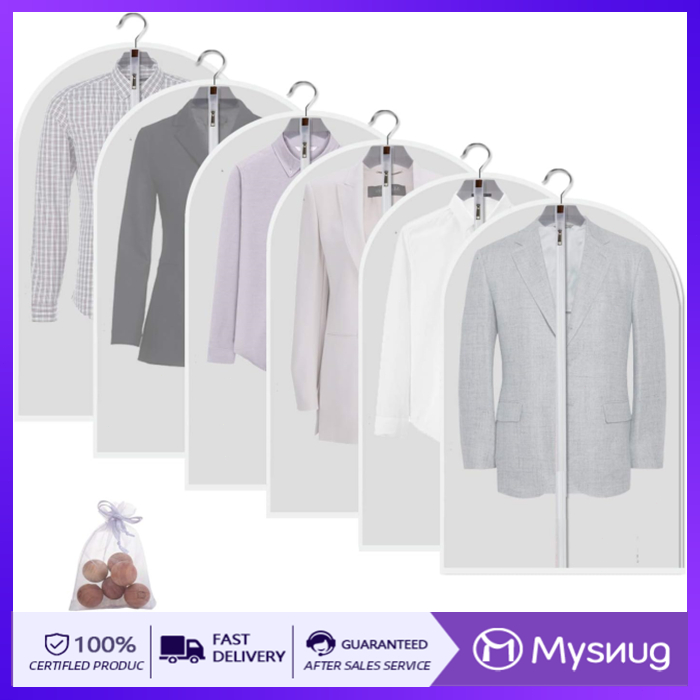 Garment Bags for Closet Storage Garment Covers Clear Clothes Protectors