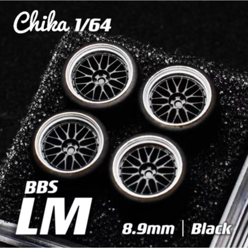 Nabe's Chika Wheels 1:64 Scale BBS LM 8.9mm Diecast Wheel Swap ...