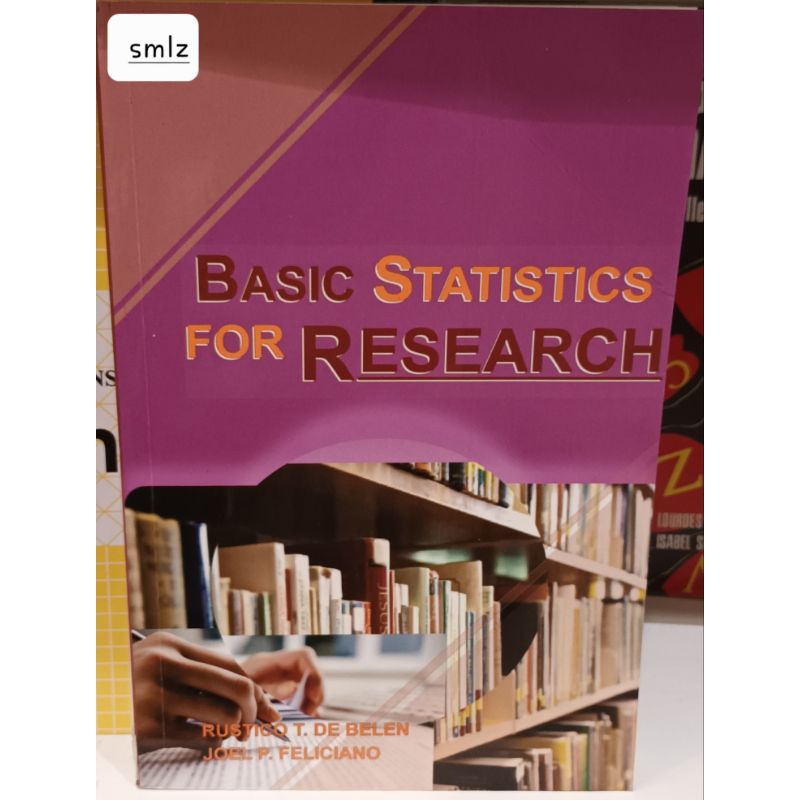 Basic statistics for research de belen brand new shopee philippines