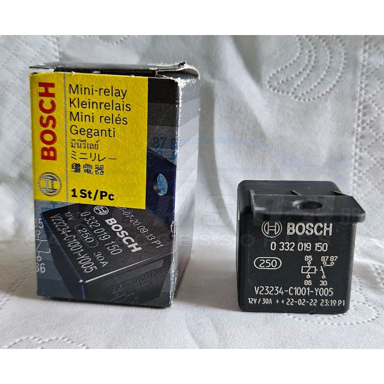 Bosch Horn Mini-Relay 12V 30A 5 Pin | Shopee Philippines