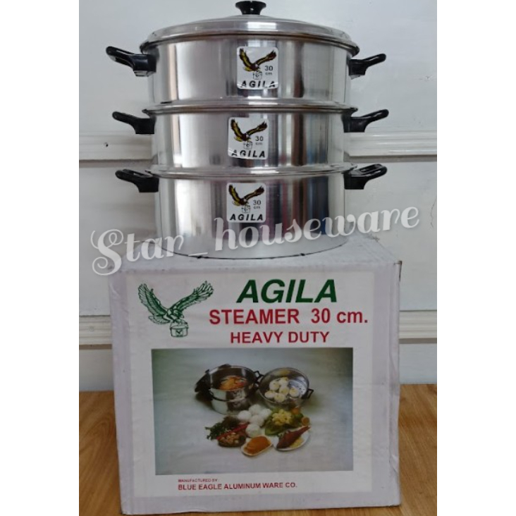 34CM AGILA STEAMER , HEAVYDUTY STEAMER , STEAMER FOR PUTO , STEAMER FOR LECHE FLAN Shopee