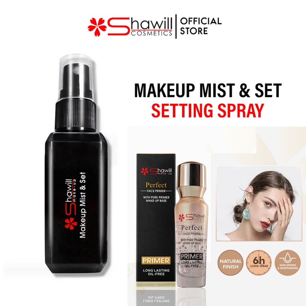 Shawill 6H Long Wearing Primer and Setting Spray Facial Setting Mist