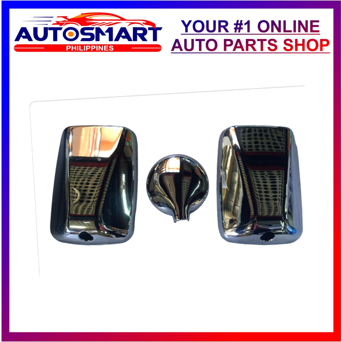 side mirror cover chrome fuso canter 1996 year model (sold as set