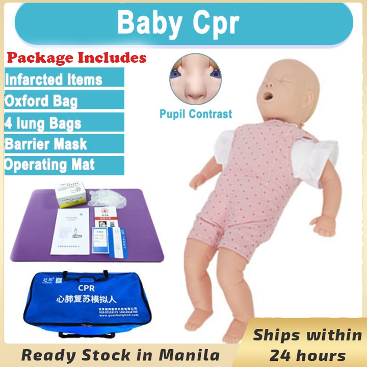 CPR AED First Aid Baby Choking Resuscitation Model CPR Training Tool