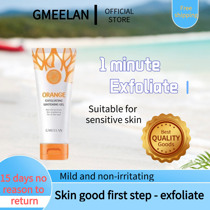 GMEELAN Orange Exfoliating Gel Whitening Facial Body Peeling Gel Scrub