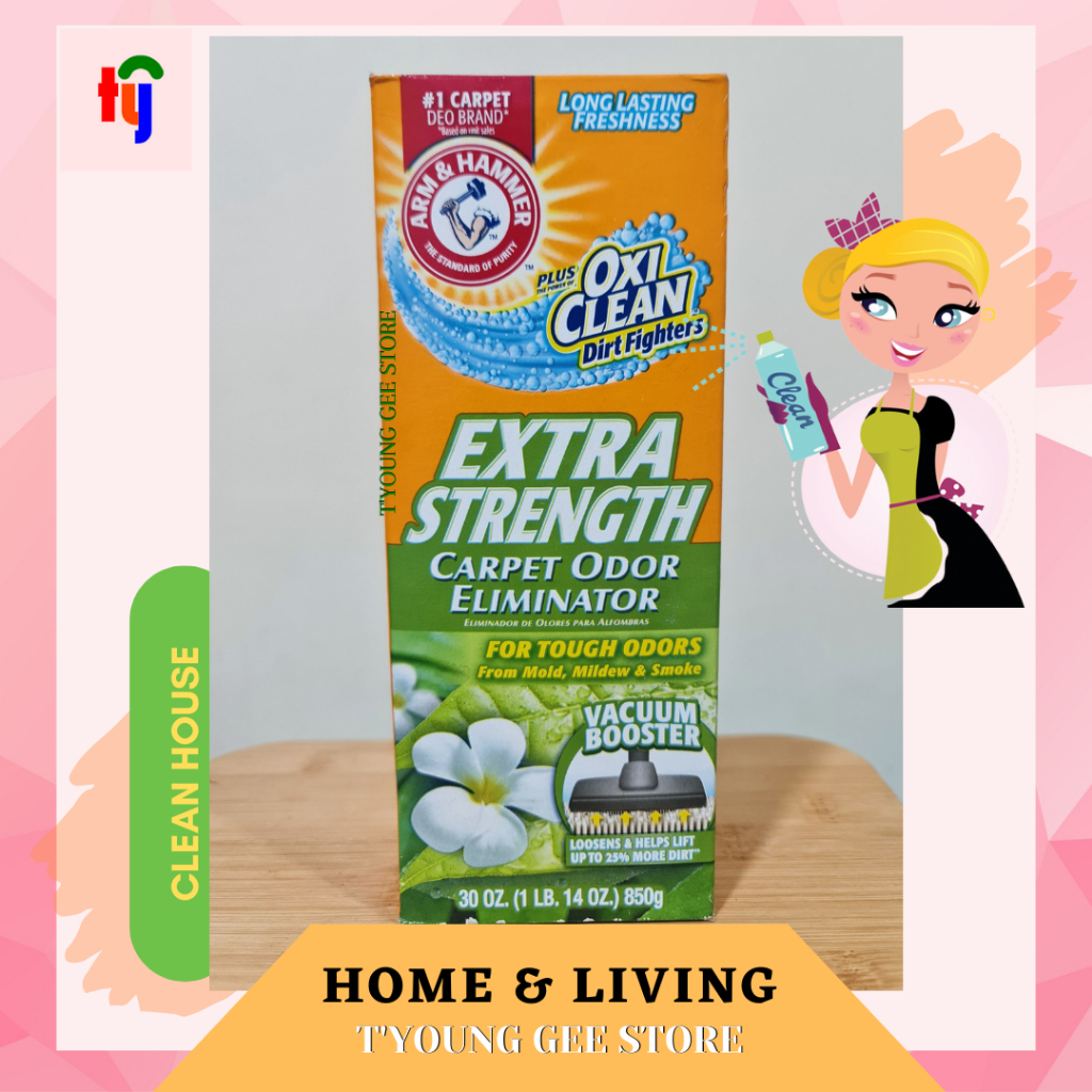 Arm & Hammer Carpet Odor Eliminator From Mold, Mildew and Smoke 850