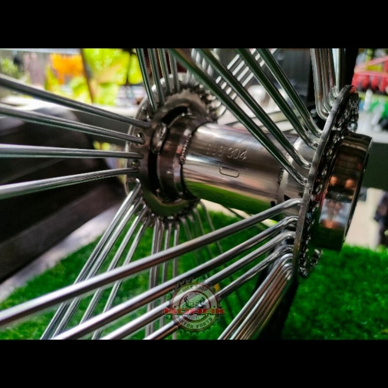 72 SPOKES SIDE WHEEL ASSEMBLY RDS HUB/VANSBOY RIM/YAGUSO SPOKES WITH ...