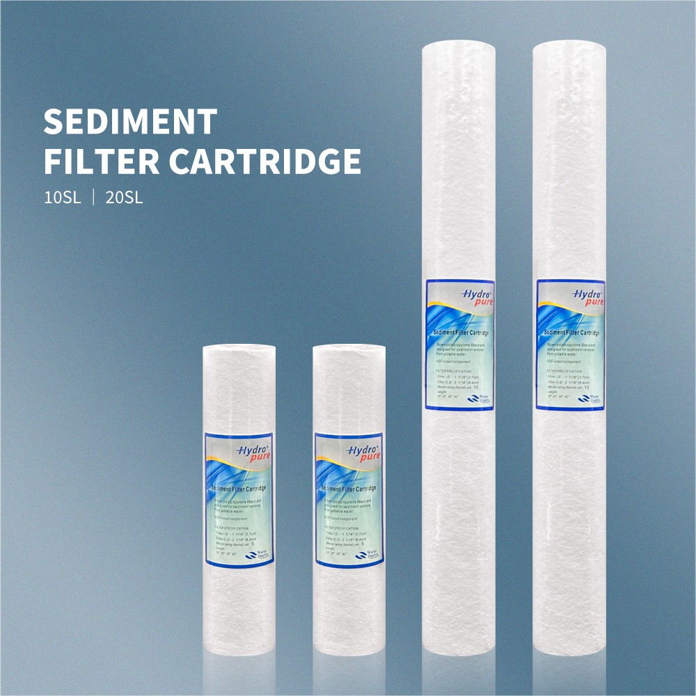 Hydropure Sediment Filter 10"SL/20" SL 1 Micron/5 Micron/ 10 Micron/20