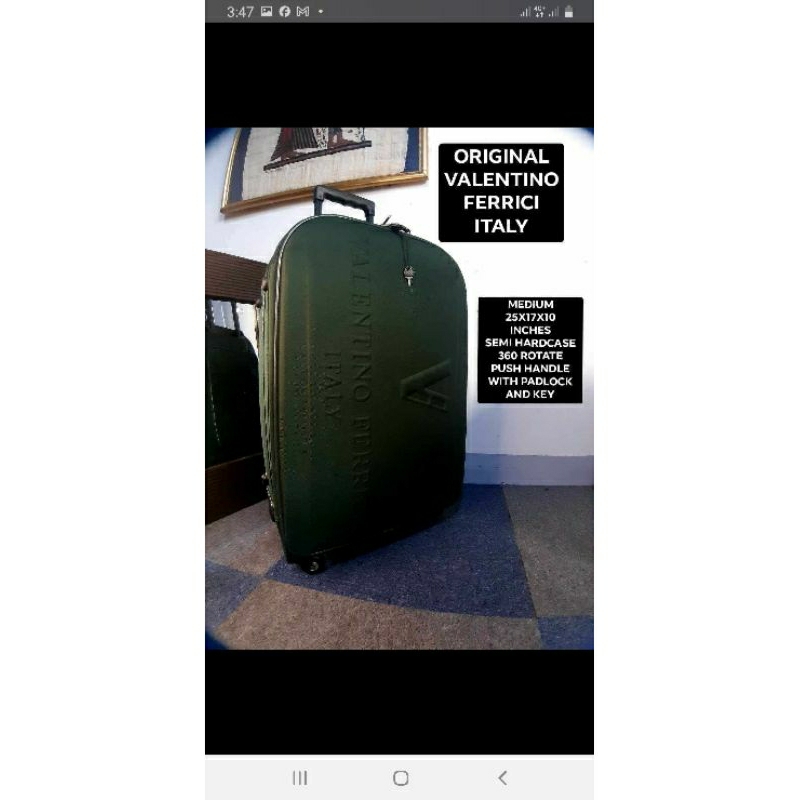 valentino luggage imported from japan Shopee Philippines