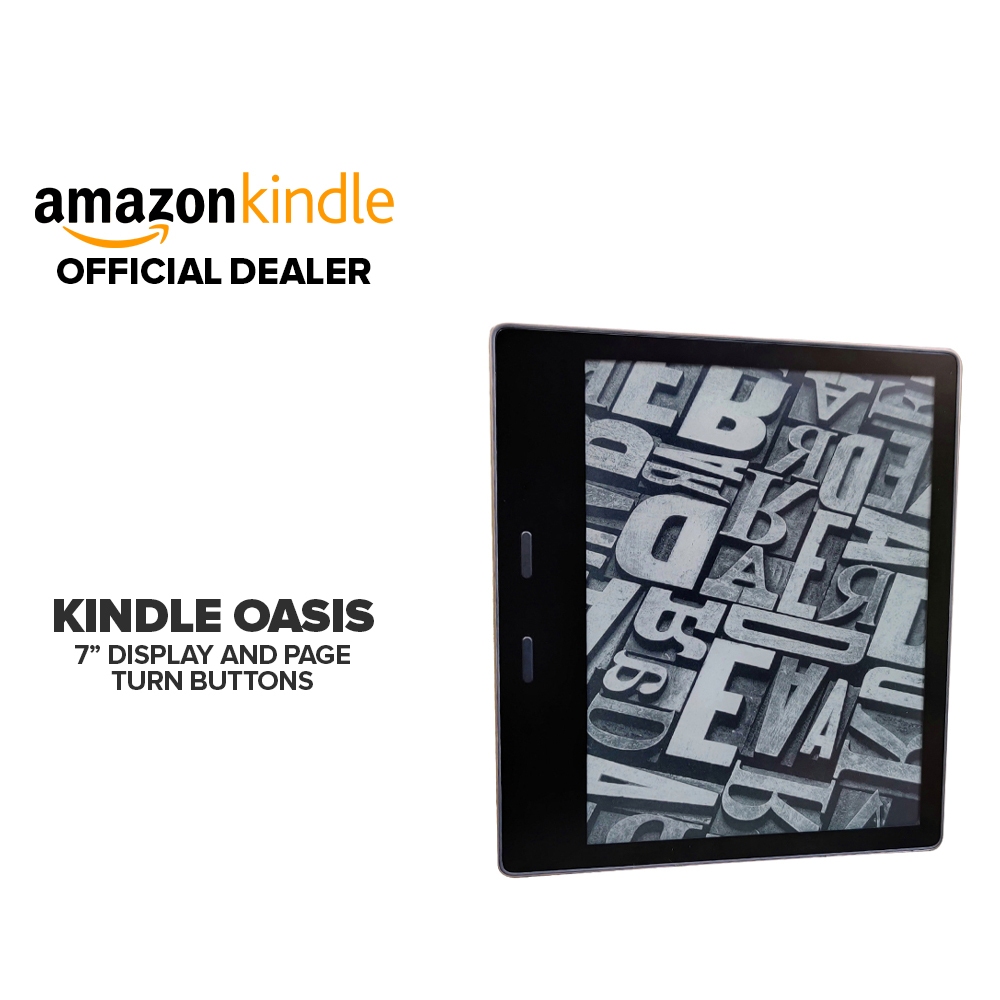 Amazon Kindle Oasis With 7” display and page turn buttons Shopee