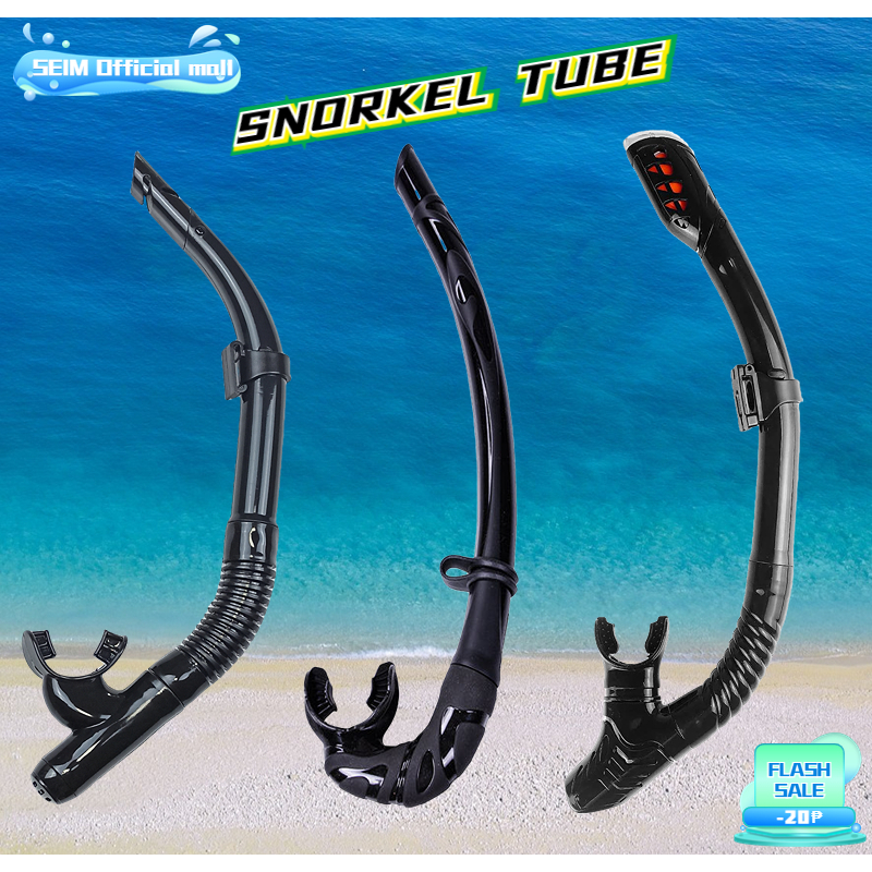 SEIM Snorkel for Freediving Snorkeling HIGH QUALITY Comfortable Wet ...