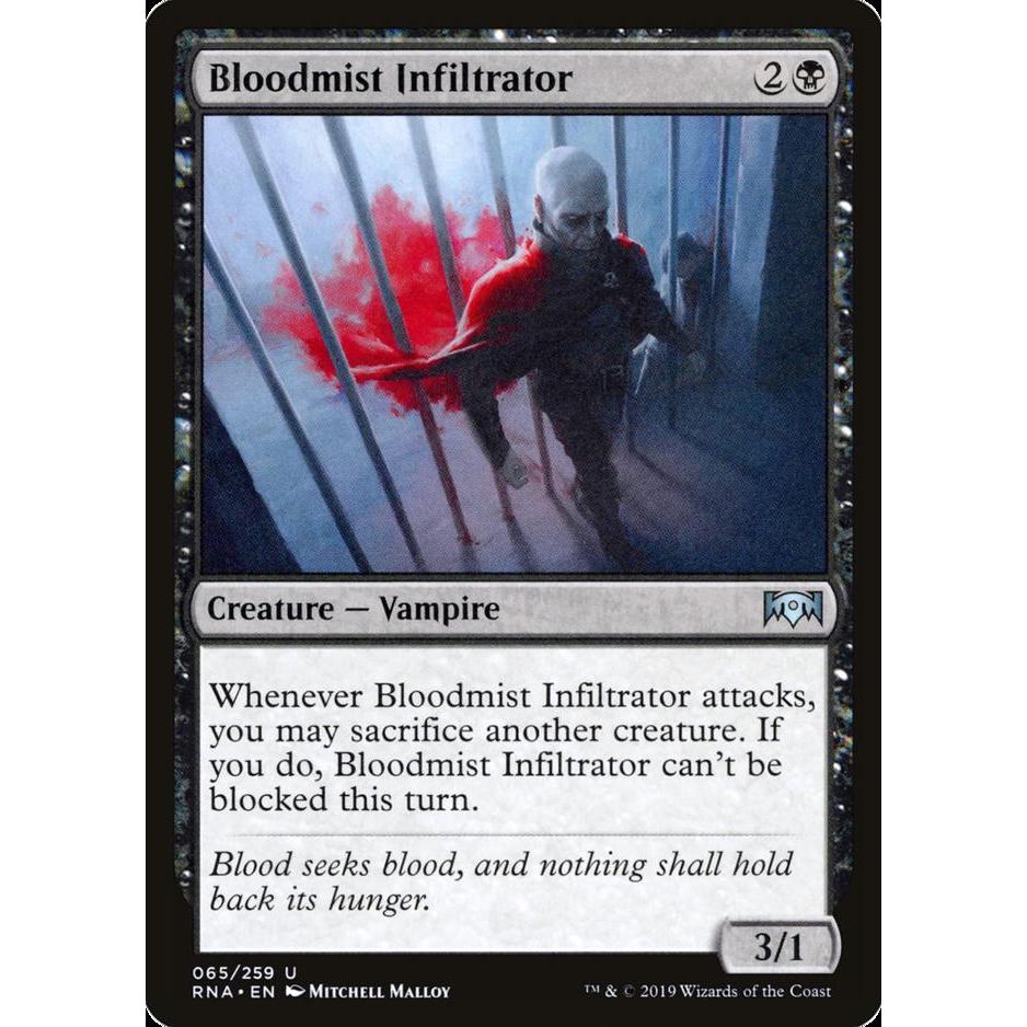 Magic the Gathering | Bloodmist Infiltrator | Shopee Philippines