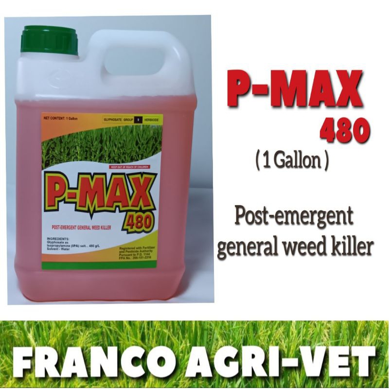 P-Max 480 Herbicide ( 1 Gallon ) | Shopee Philippines