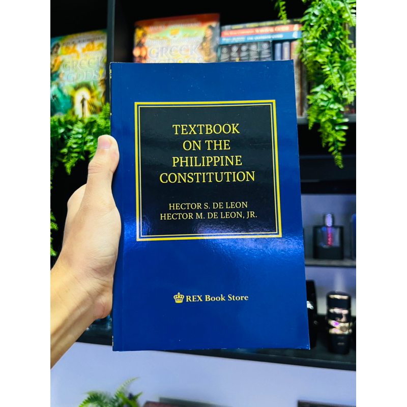Textbook on the Philippine Constitution by Hector S. De Leon (PAPERBACK ...