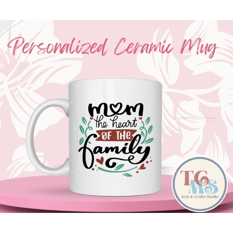 Personalized Ceramic Mug (Msg Design First) | Shopee Philippines