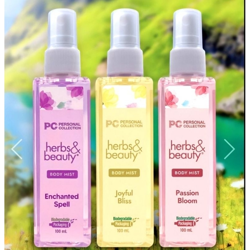 HERBS AND BEAUTY BODY MIST 100ML | Shopee Philip…