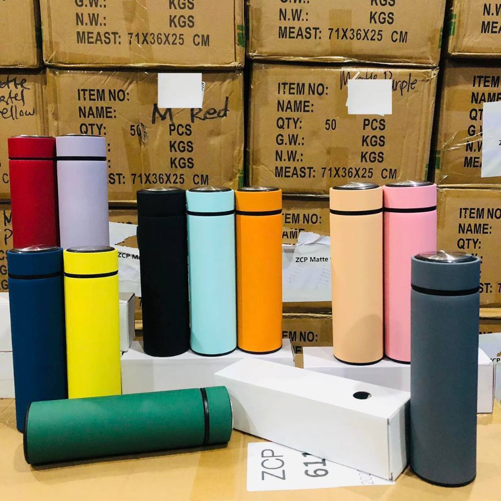 Ecoplanet COD#500ML Matte Thermos Vacuum Flasks Tumbler Stainless Steel ...