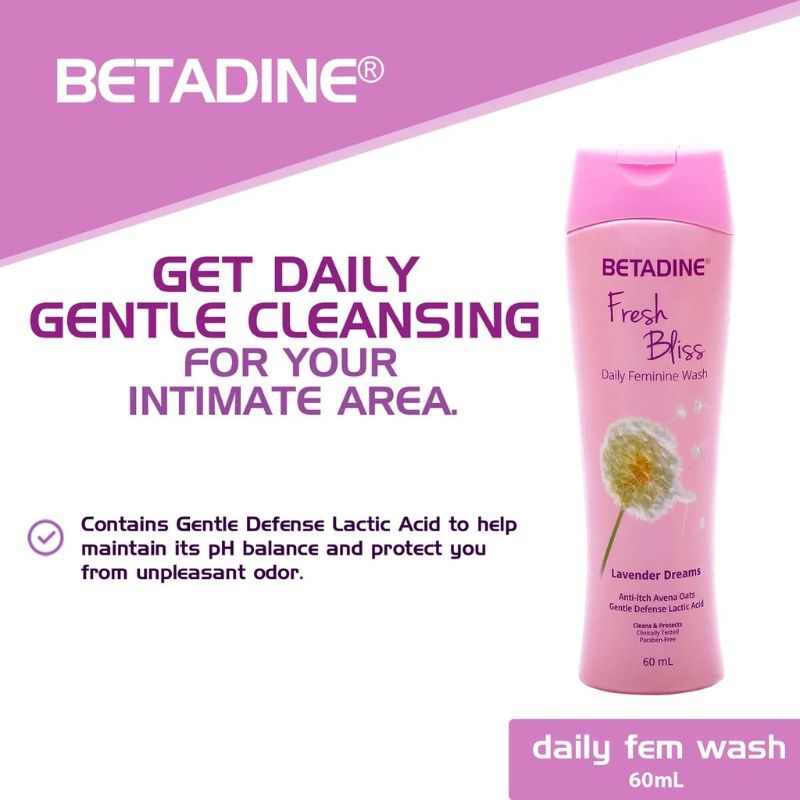 Betadine Feminine Wash 60ml Shopee Philippines