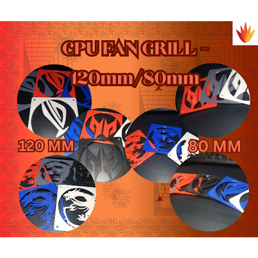 Flarelab CPU FAN GRILL 120mm/80mm Shopee Philippines