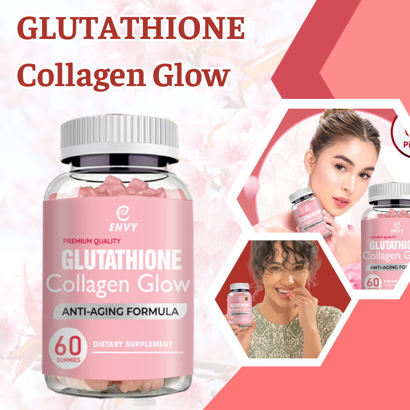 [ENVY] Glutathione Collagen Gummies Anti-Aging Whitening Skin Glow ...