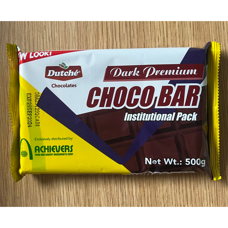 Dutche Chocolate Baking Bar 500g Shopee Philippines
