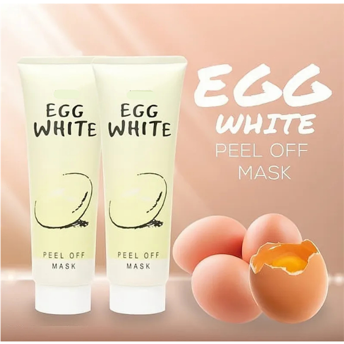 Egg White Peel Off Mask Deep Cleaning Face Blackheads Whiteheads
