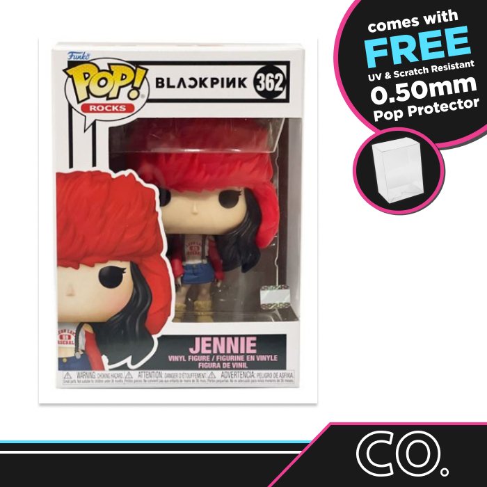 Funko Pop Rocks Blackpink Jennie 362 With Free Protector | Shopee ...