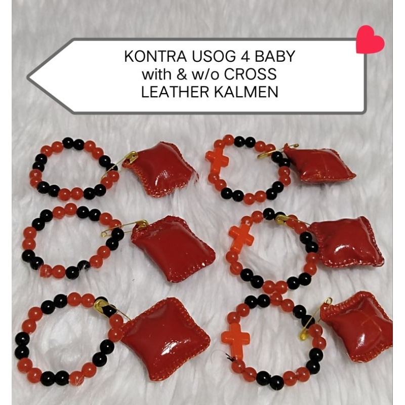 KONTRA USOG BRACELET LEATHER KALMEN FOR NEWBORN BABIES already blessed in quiapo church Shopee Philippines