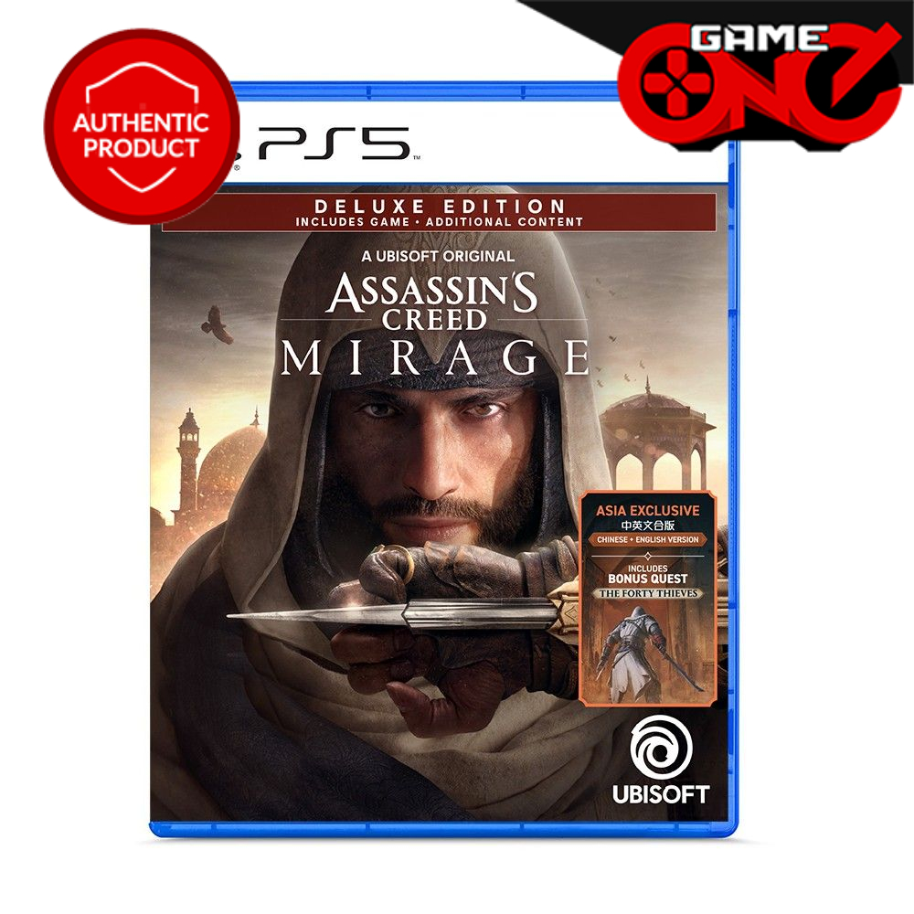 Playstation Ps5 Assassin S Creed Mirage R3 Deluxe Edition Shopee