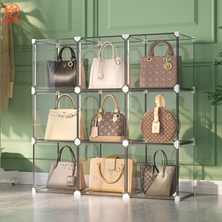 Handbag Storage Rack for Women Clear Acrylic Partition Display