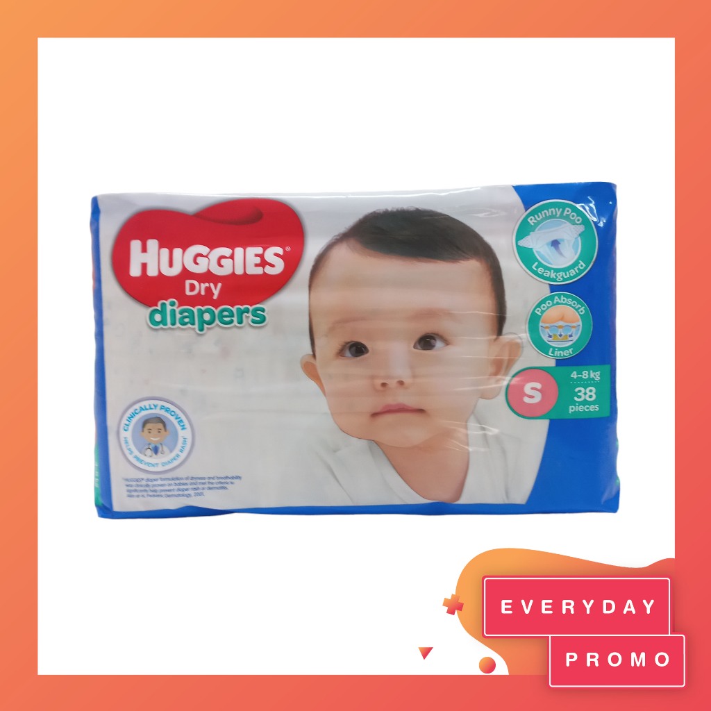 Huggies Dry Diaper Small 38's Shopee Philippines