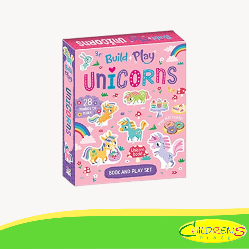 Build and Play Unicorns Book and Play Set with 28 Magical Models to Make (Build and Play Kit