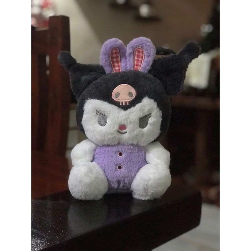 Sario Kuromi Easter Bunny Ears Edition Soft Cute Plush Stuff Toy