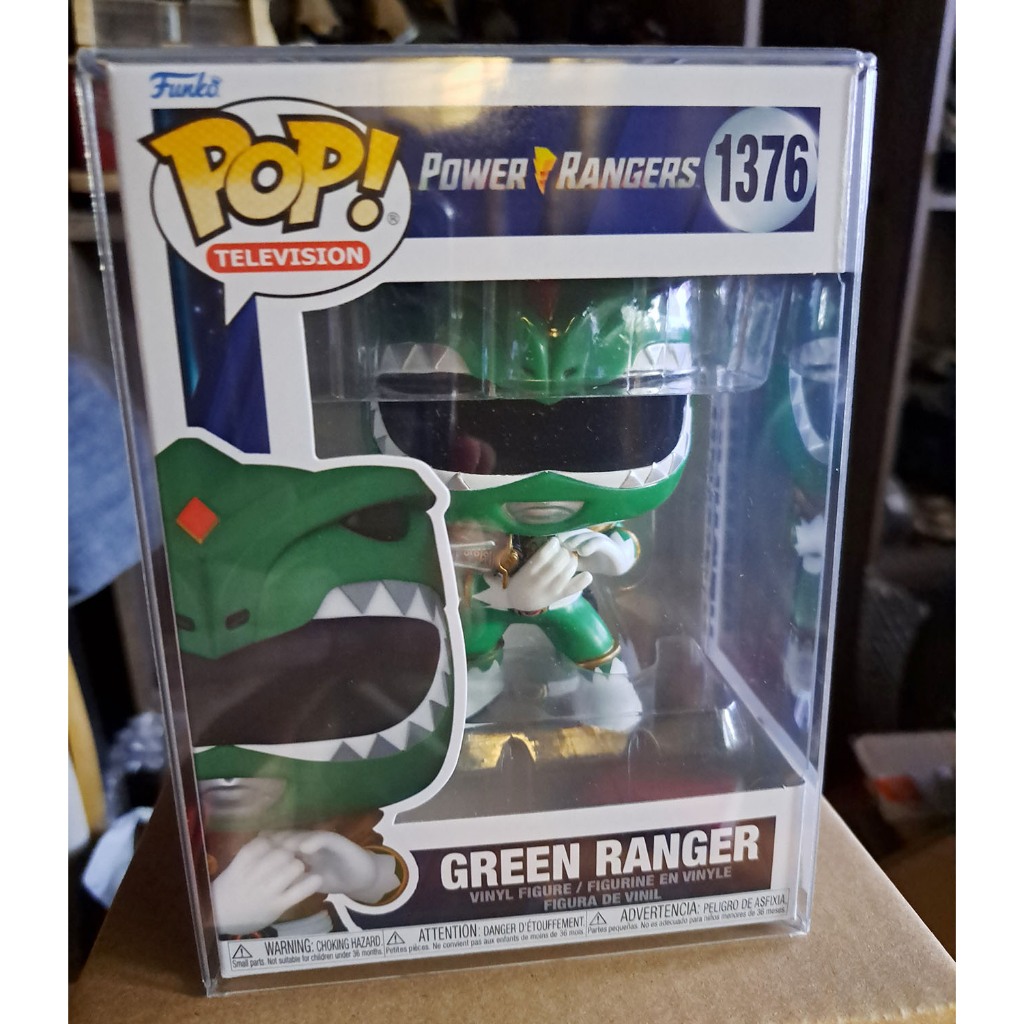 Funko Pop! TV: Power Rangers 30th - Green Ranger (with Boss Protector ...